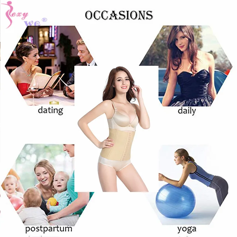 SEXYWG тренажер для талии Cincher послеродовой пояс женщин power Hot Body Gym Shaper под грудью