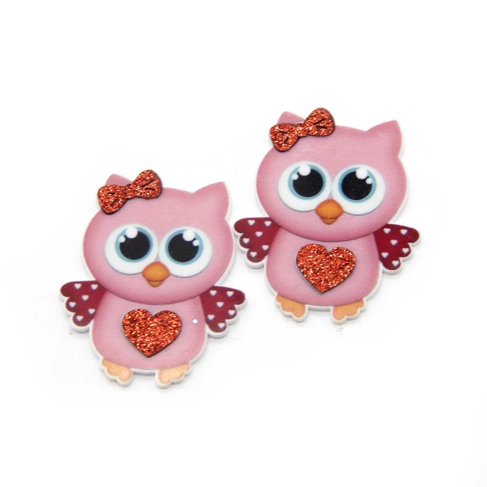 Аксессуары Давида 5 шт./лот блестящая кошка птица девушка плоская спина для волос