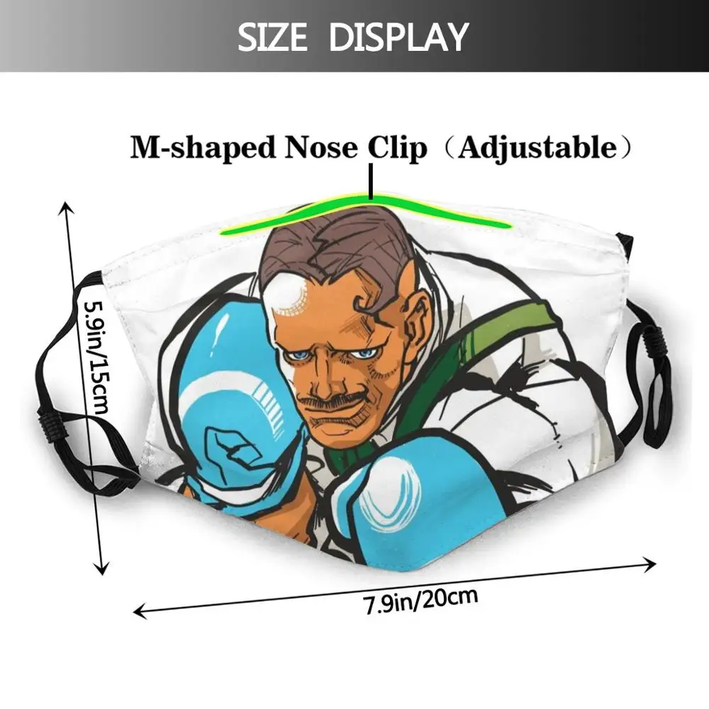 Забавная крутая Тканевая маска уличного воина райу хадоукен бальрог Вега акума
