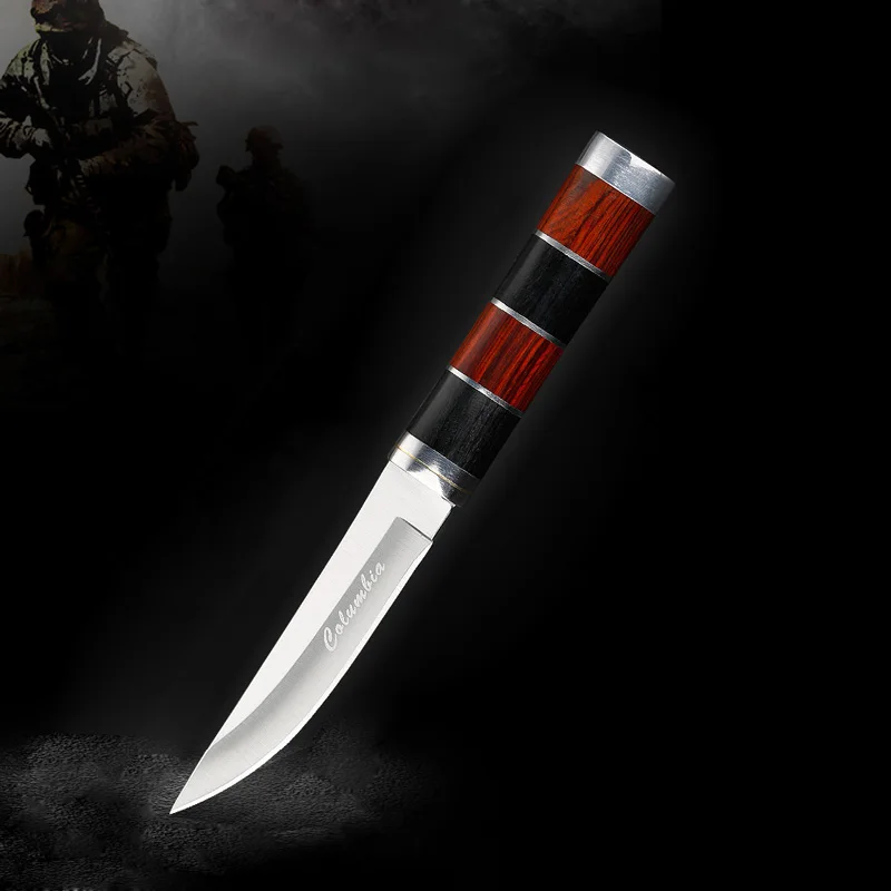 Тактический нож для выживания карманные ножи цветные деревянные походные с