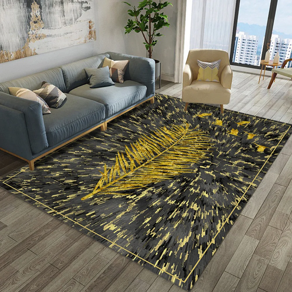 

Living Room Mat Carpet Children'S Room Carpet Modern Feather Carpet Anti-Slip Large Carpet Carpet Living Room Bedroom Carpet
