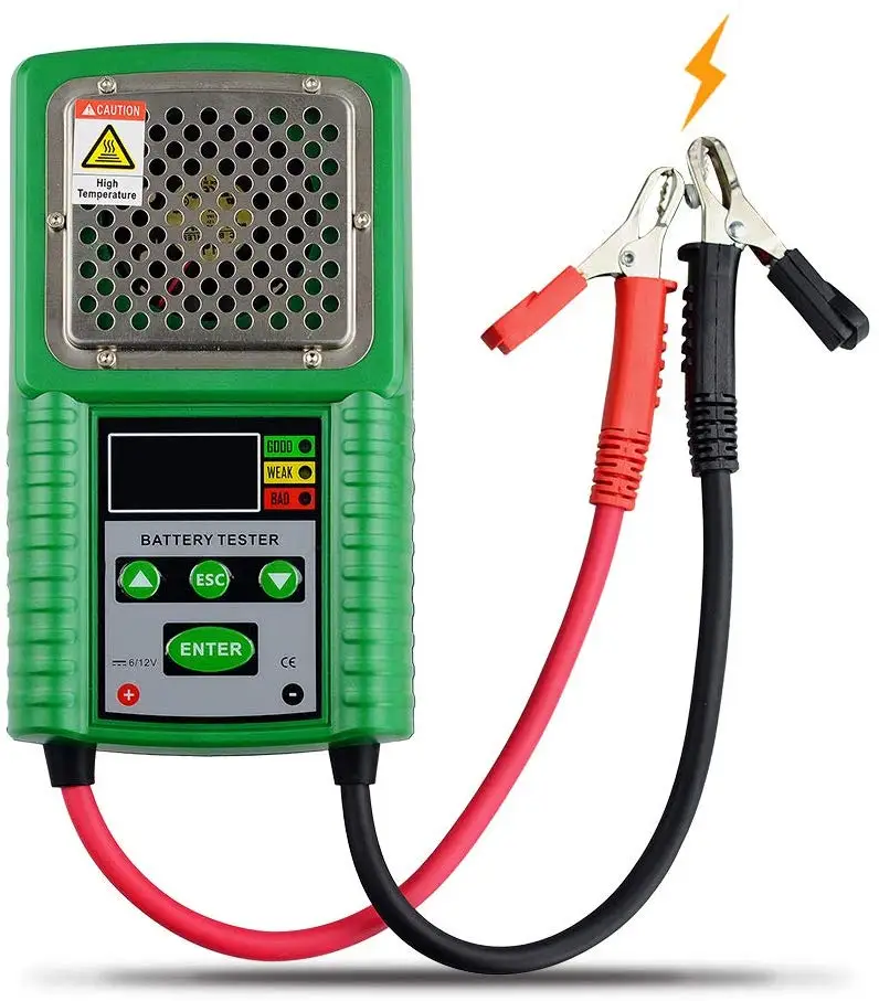 Automotive Battery Tester,Charge System Test Battery Work Load,Internal Resistance,for UPS,Solar Energy,Marine Battery,etc.