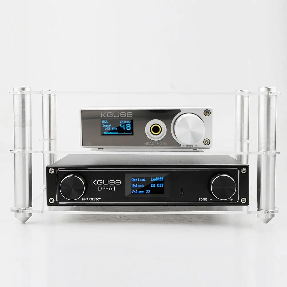 Изысканная акриловая рамка KGUSS ES8 Hi Fi усилитель стойка рамы прозрачное