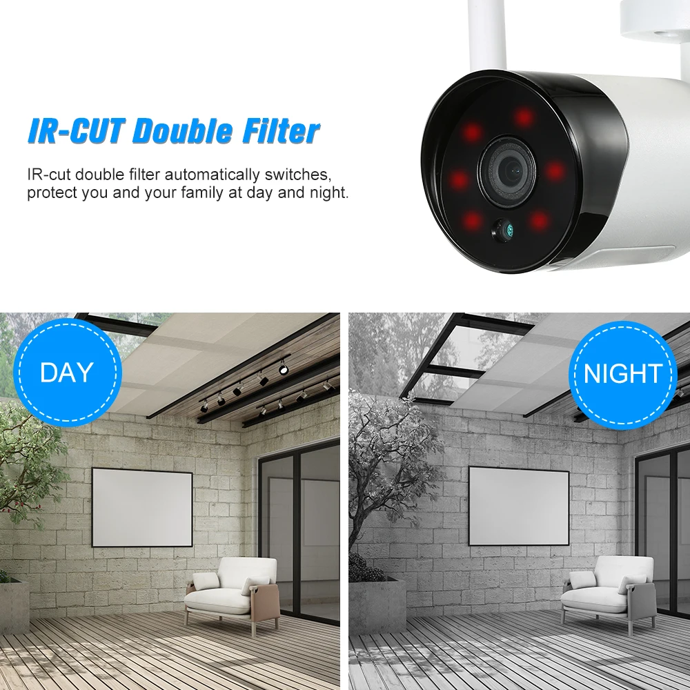 OWSOO 1080P камера беспроводной связи WiFi IP для домашнего наблюдения наружный монитор