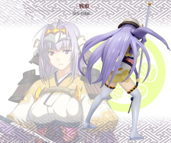 KOTOBUKIYA Japanese cartoons, figure Sengoku Lance War Ji, authentic figure dolls, anime characters