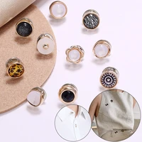 10pcs corsage cardigan collar brooch pin shawl button women creative jewelry accessories gifts