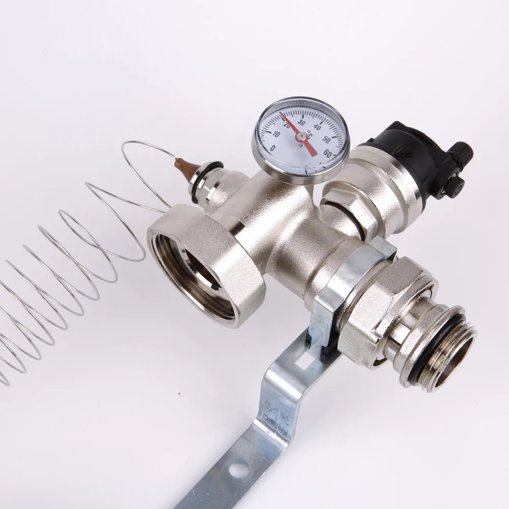 Многофункциональный смесительный блок DN25 для системы влажного отопления пола |