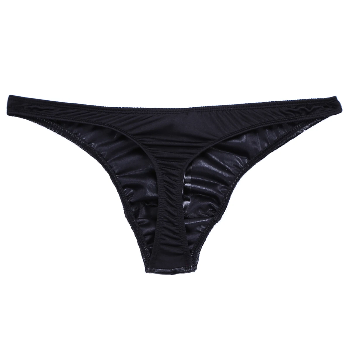 Сексуальное мужское нижнее белье гей трусы из искусственной кожи бикини с