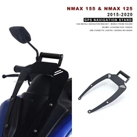motorcycle navigation gps plate bracket for nmax125 nmax155 nmax 125 155 accessories phone usb adapt holder kit