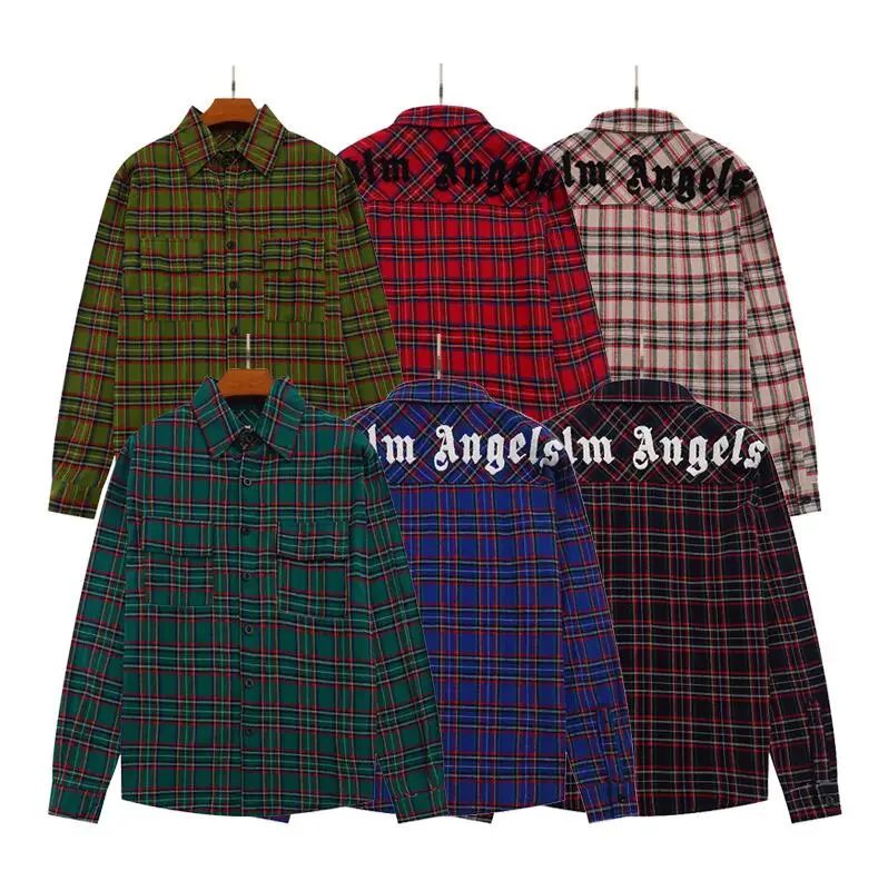 

Palm Angels Barrage Full Print LOGO Bat Sleeve Loose Men's and Women's Short Sleeve Falling Shoulder T-shirt