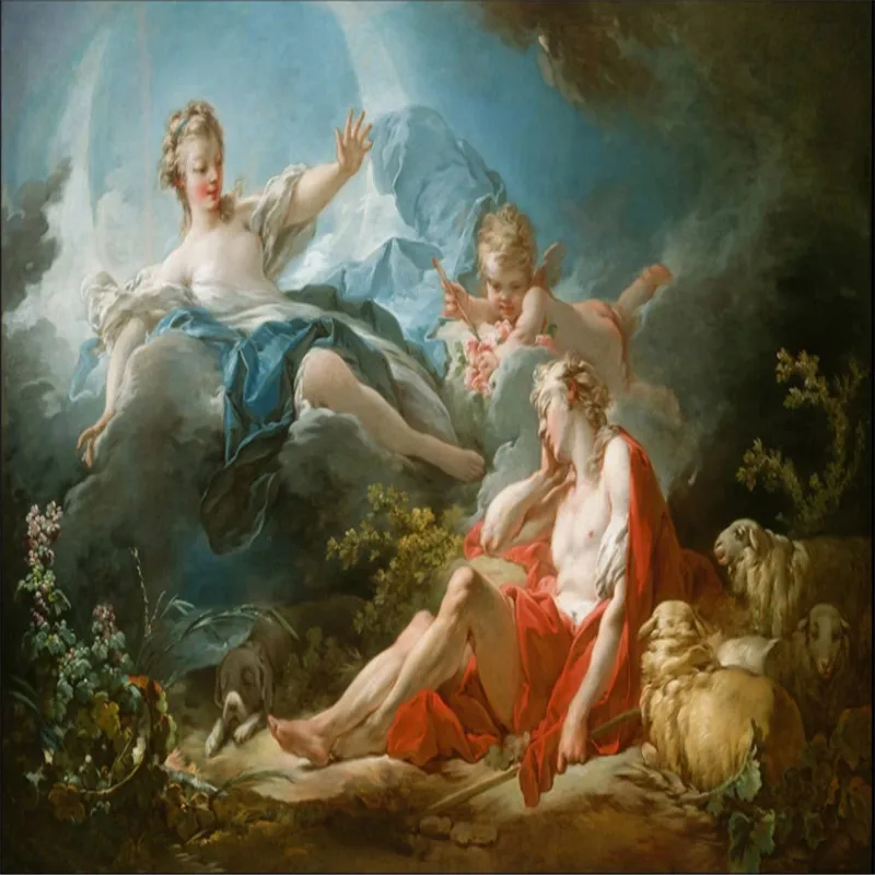 Пользовательские греческие мифологические картины маслом маленький ангел и