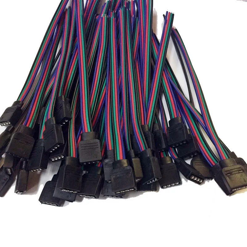 50 шт. 4 контактный светодиодный светильник RGB для печатной платы разъем SMD 5050 3528