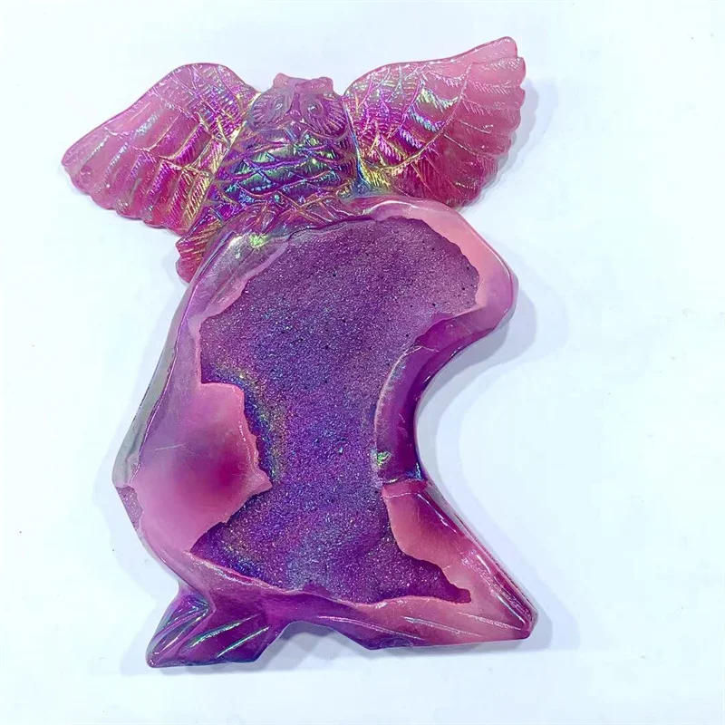 

Aladdin Aura Bird Sculpture Animal Sculpture Mascot Reiki Healing Crystal Home Decoration Love Gift