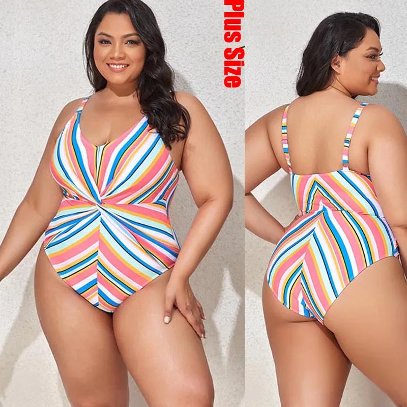

2022 New Sexy Women Swimwear One Piece Swimsuit Female Bather Bathing Suit Large Beachwear Bikini Plus Size Swimwear