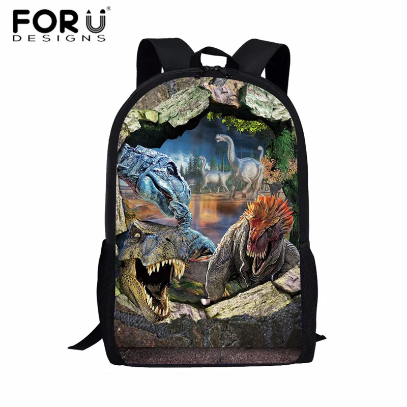 Z5084C FORUDESIGNS Jurassic World детские школьные ранцы для мальчиков T-rex рюкзак в виде динозавра первичные Детские рюкзаки детская сумка на подарок Mochilas - Цвет: Z5084C