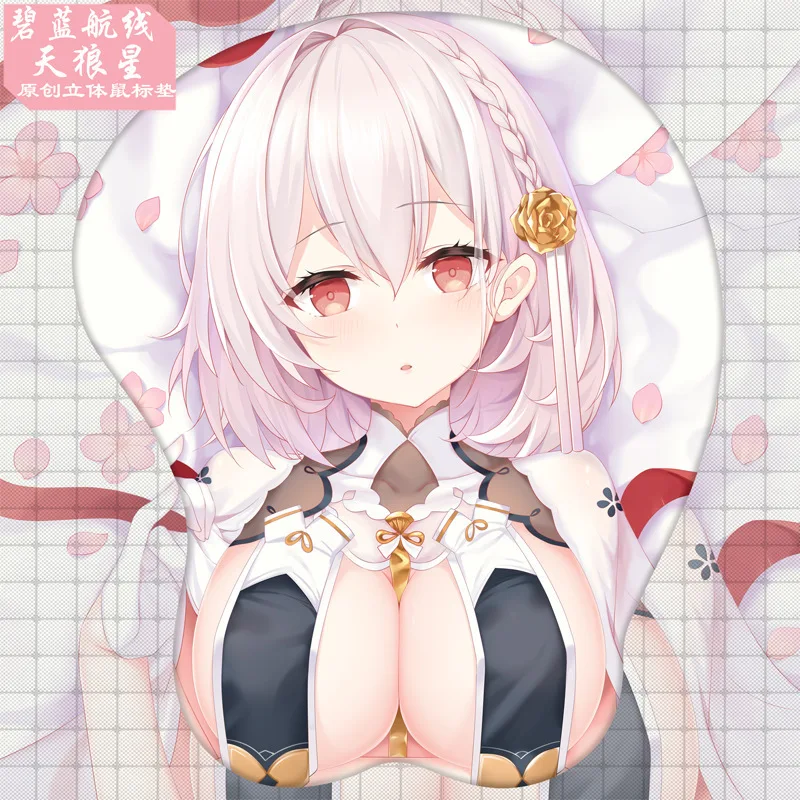 

Креативный силиконовый коврик для мышки с аниме, Привлекательный красивый силиконовый коврик для мыши с подставкой для рук и груди