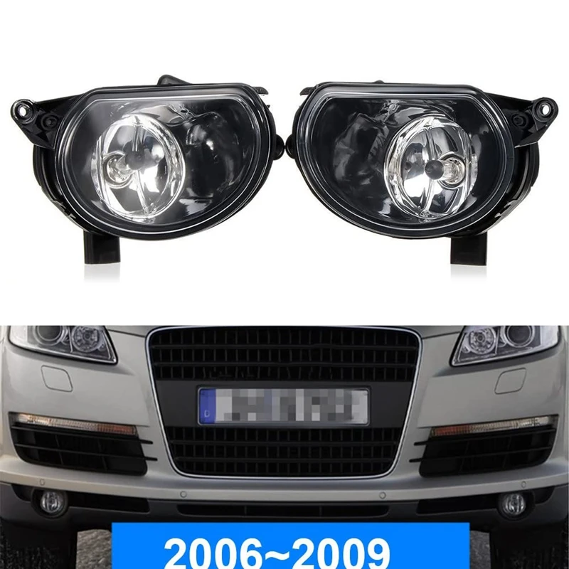 

2Pcs Car Front Fog Driving Light Fog Lamp for A3 2004-2008 Q7 2007-2009