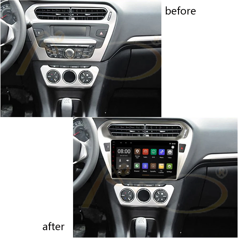 Android 8 1 Автомобильный gps Navi для peugeot 301 Citroen Elysee 2014 + головное устройство плеер