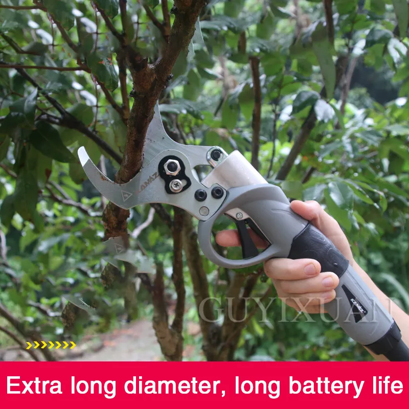 

5cm electric fruit tree scissors electric pruning shears garden rechargeable electric high branch pruning shears