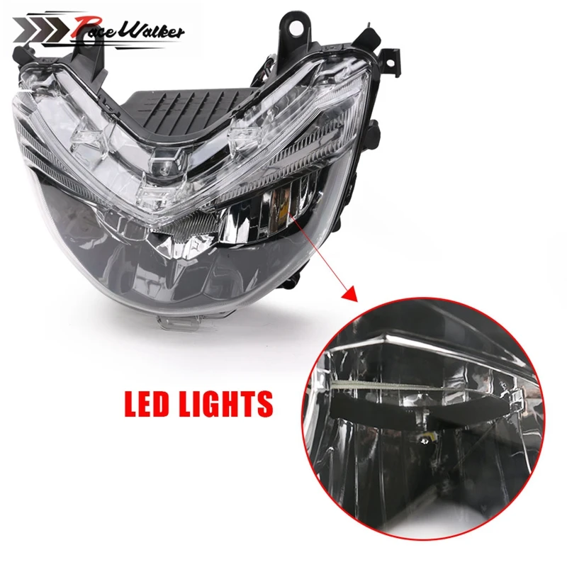 Для Yamaha NMAX125 NMAX155 прожекторная фара NMAX 125 155 2016-2019 мотоциклетные пластиковые полные