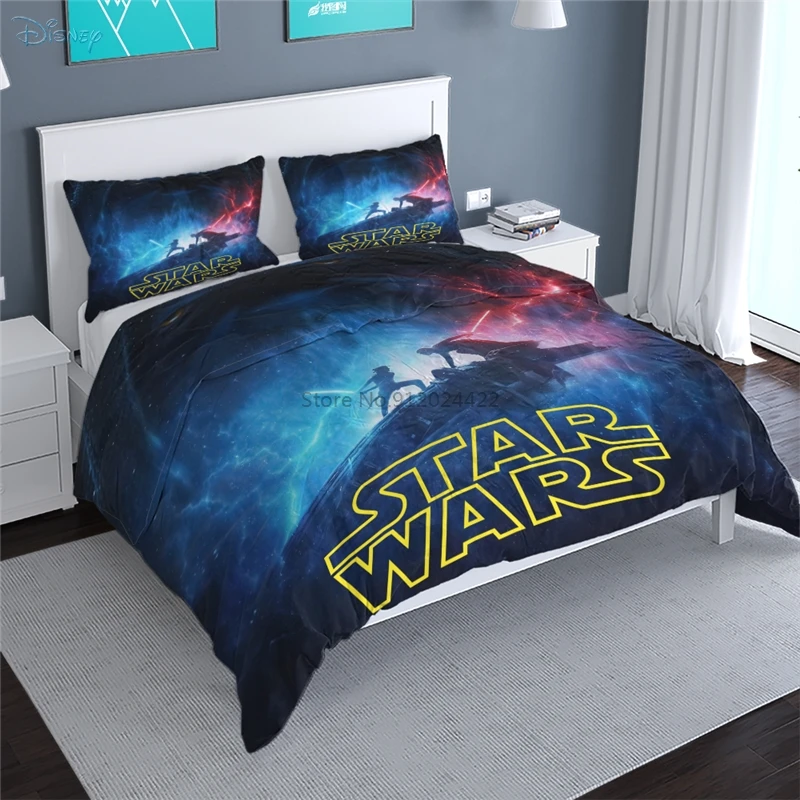 

Popular Star Wars Print 3d Bedding Set Luke Skywalker Character Duvet Cover Set Pillowcase Bedclothes Twin Full Queen King Size