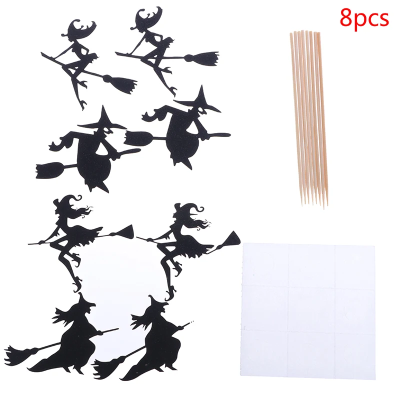 8pcs торт Топпер на тему Хеллоуина Пластик фрукты выбирает кекс фигурки жениха и