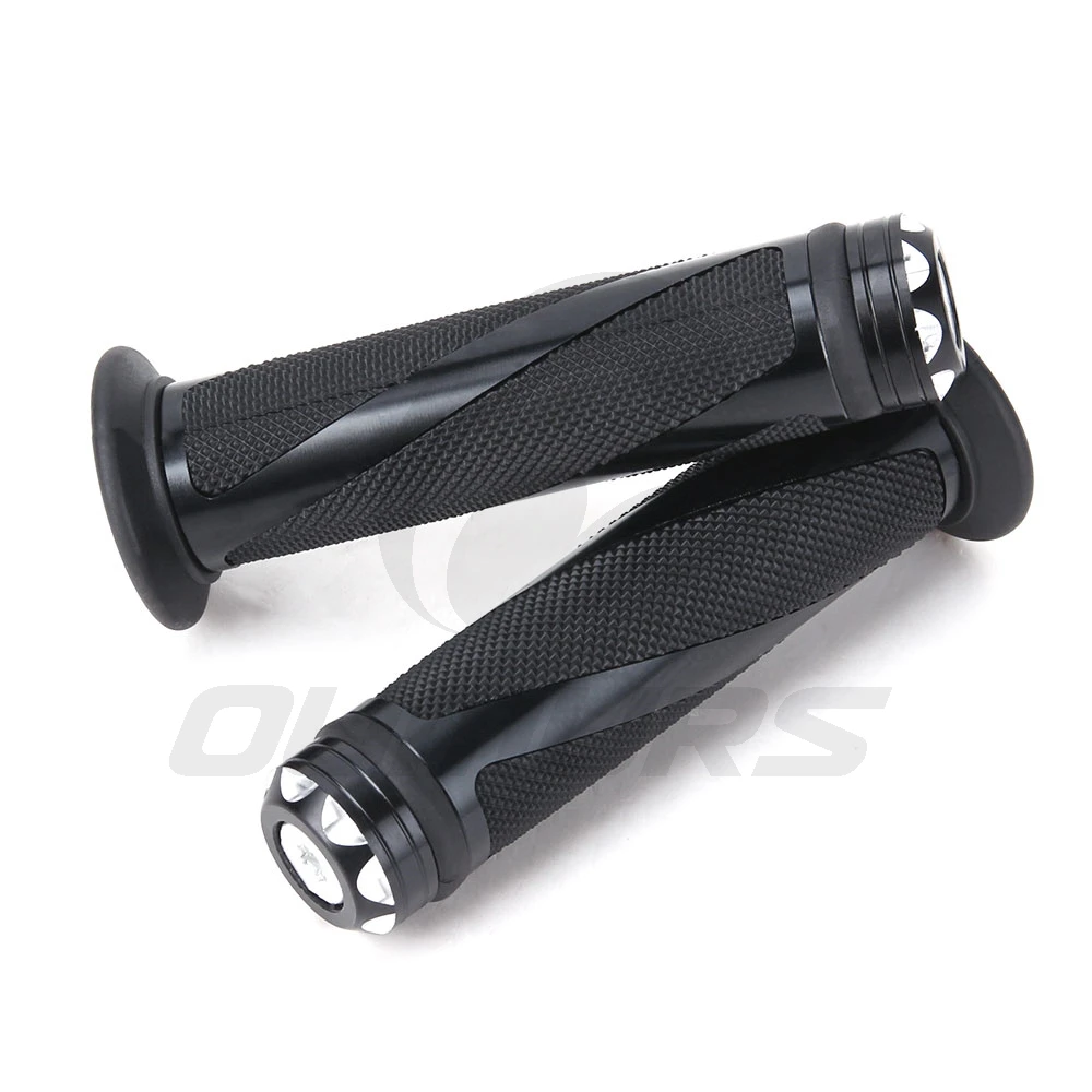 Универсальная мотоциклетная ручка ouстоимость 7/8 дюйма 22 мм черная на руль для