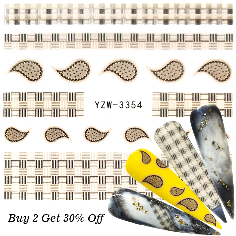 Геометрические Водные Наклейки для ногтей в виде сердца и Луны | Красота здоровье