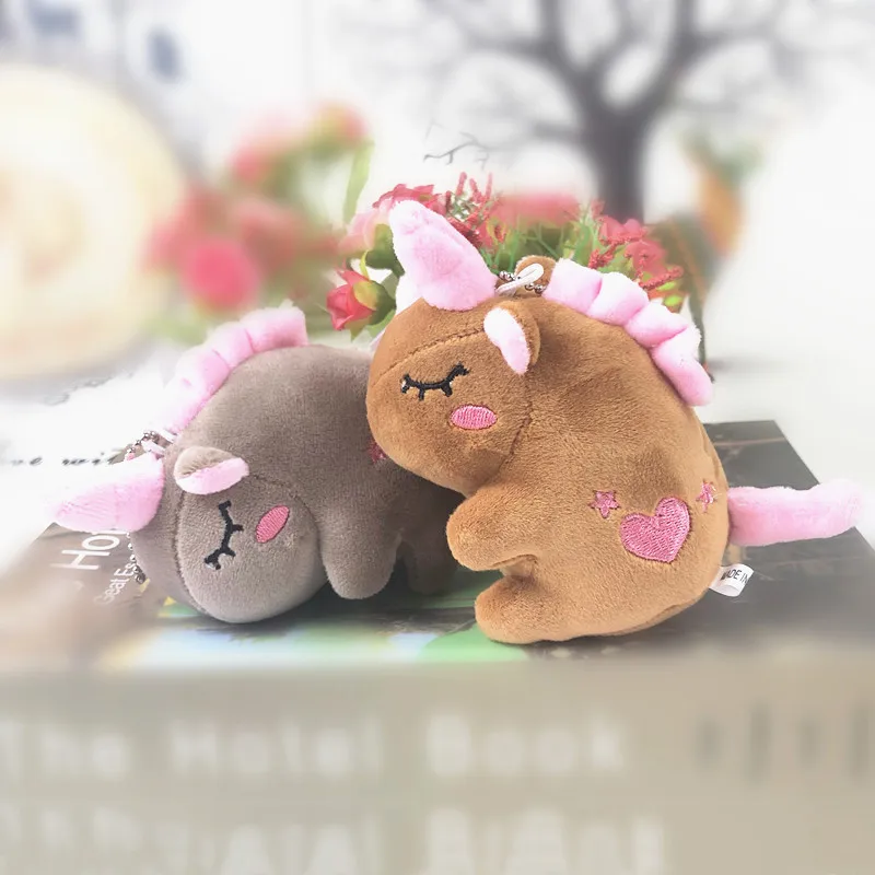 4 Цвета маленький 12 см прибл чучела с аппликацией в виде животного лошади