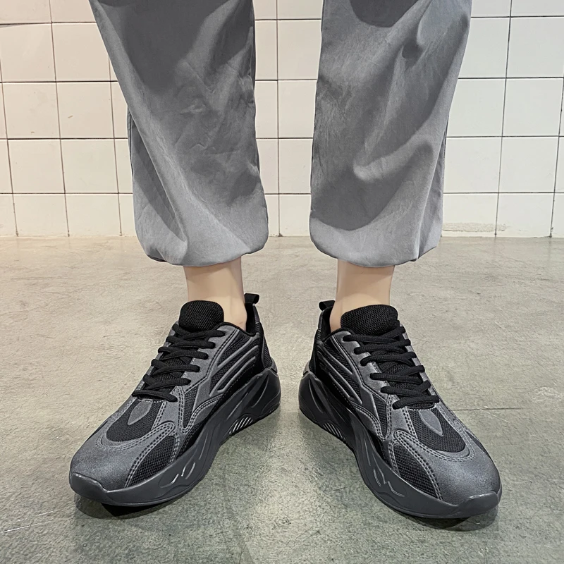 

Spring 2021 Athletic Shoe For Men Black Beige Sport Trainers Mens Plus Size Walking Jogging Shoes Man Brand Designer Men Sneaker