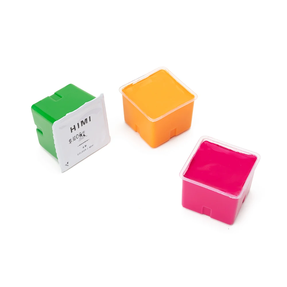 Мия HIMI желе чашки гуашь пополнения Краски (30 мл/уп.) Уникальный дизайн нетоксичных