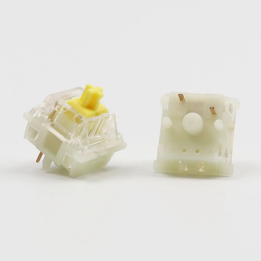 

Gateron silent switch Black Red clear 5pin transparent tops for mechaniacl keyboard Compatible with MX switch