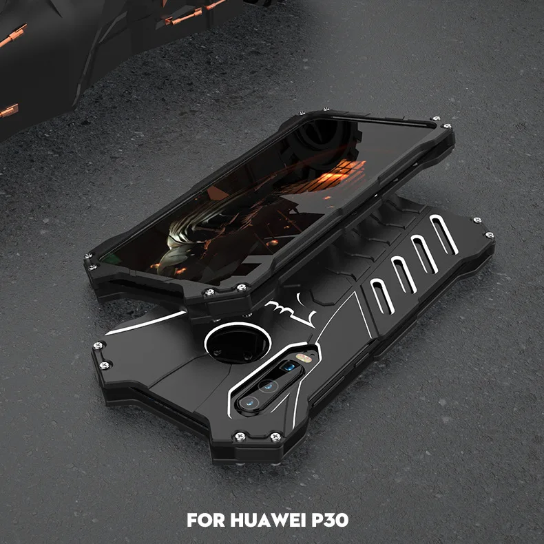 Металлический чехол для huawei P30 lite Pro алюминиевый ударопрочный противоударный
