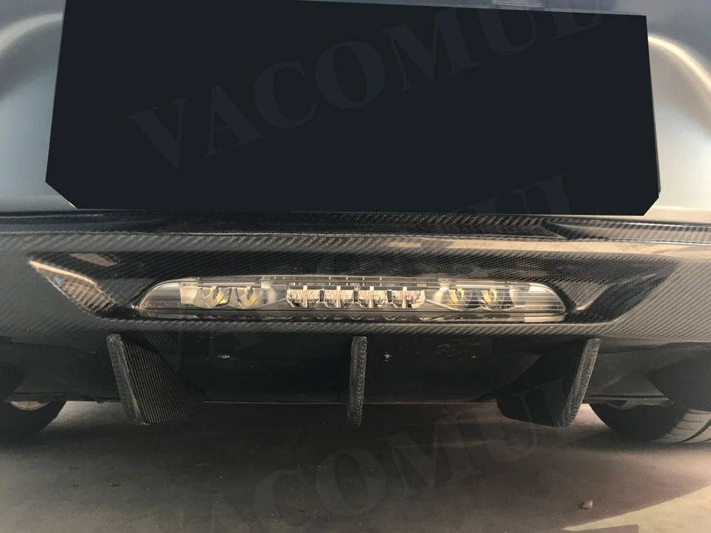 Задний спойлер из углеродного волокна для диффузора губ Mercedes Benz AMG GT GTS GTR Coupe 2