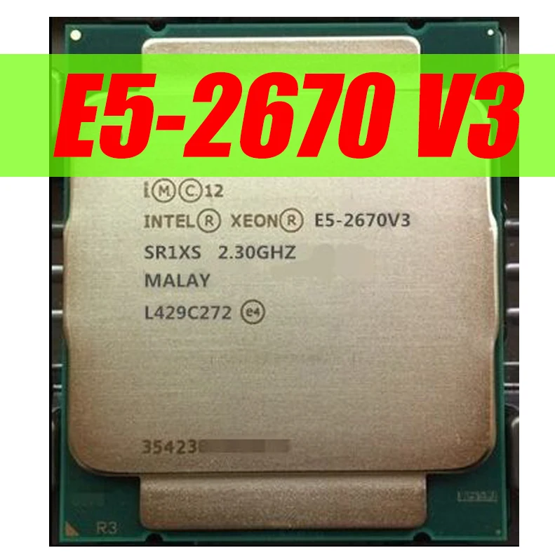 Процессор Intel Xeon E5 2 30 E5-2670V3 V3 официальная версия E5-2670 2670 ГГц МБ 12-ядерный LGA2011-3 |