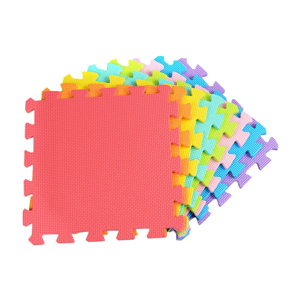 

Mat Foam Carpet Kids Play Mat Eucational Puzzle Excise Mat 18pcs Foam Floor Safe Playmat Multi-Color Excise EVA Floor Toys Y106