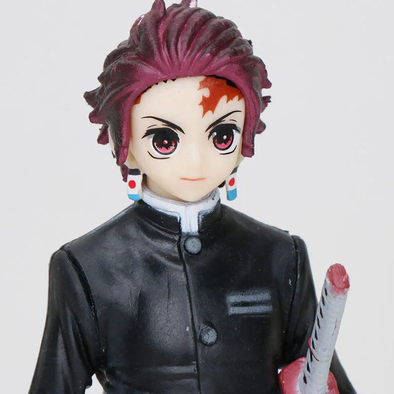 16 см аниме демон убийца фигурка игрушка Черный Kamado Tanjiro Demon Slayer Kimetsu No Yaiba ПВХ фигурка рождественские подарки