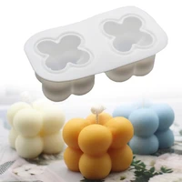 1pc mini 3d silicone mold diy candles mould wax candle mold plaster candle handmade soy candles wax molds