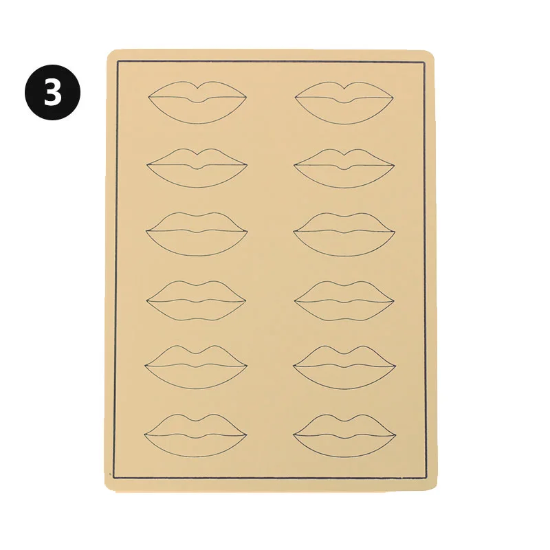 Все серии перманентного макияжа бровей губ начинающих тренировочная кожа пустая