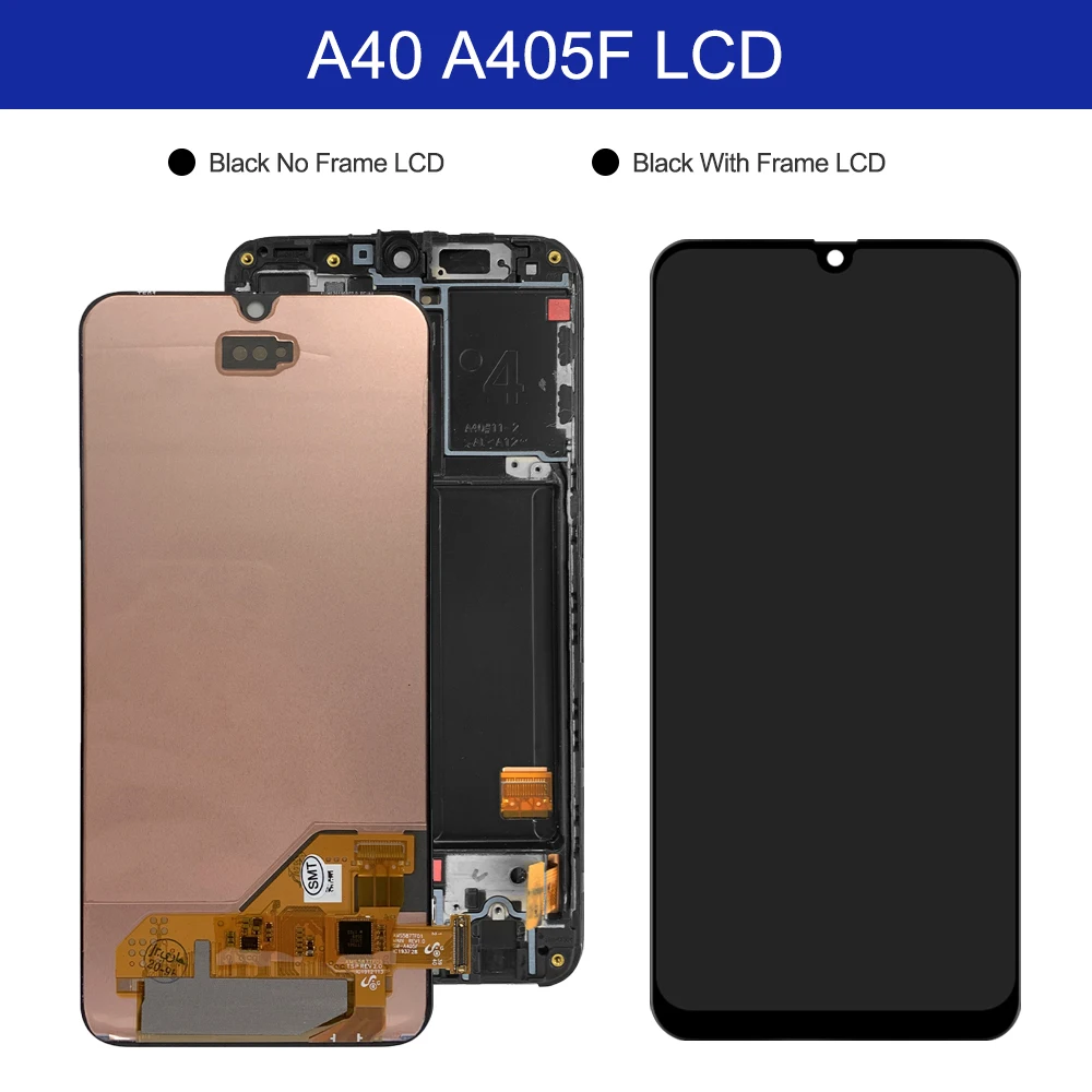 ЖК-дисплей 5 9 ''Super AMOLED для Samsung A40 LCD A405 с сенсорным экраном и дигитайзером в