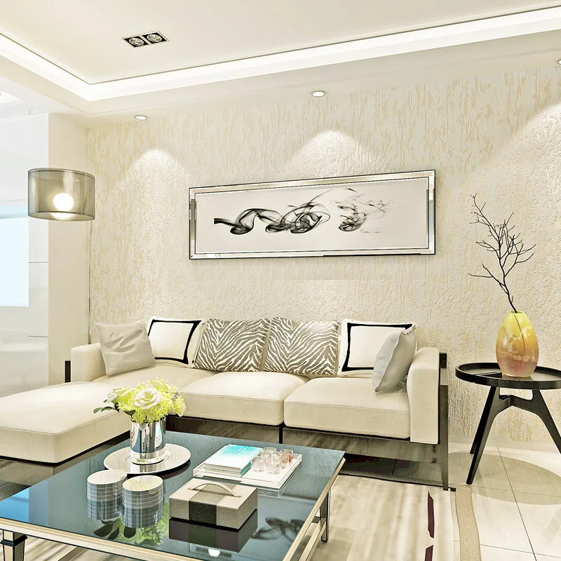 

Modern Simple Solid Color Wall Paper Rolls Beige 3d Papier Peint Living Room Bedroom Decoration Nordic Style Behang J209