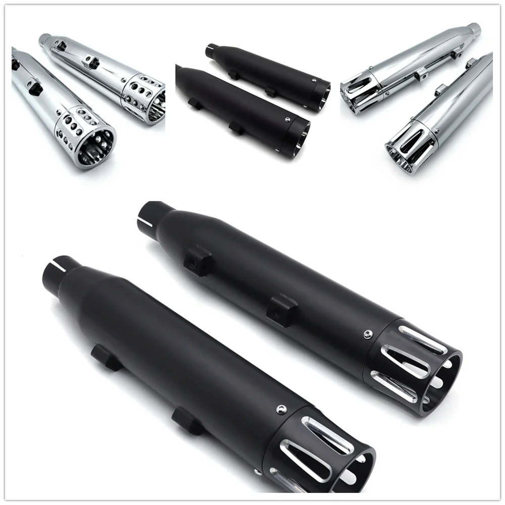 Запчасти для мотоциклов хромированные термостойкие слипоны глушители 3 дюйма