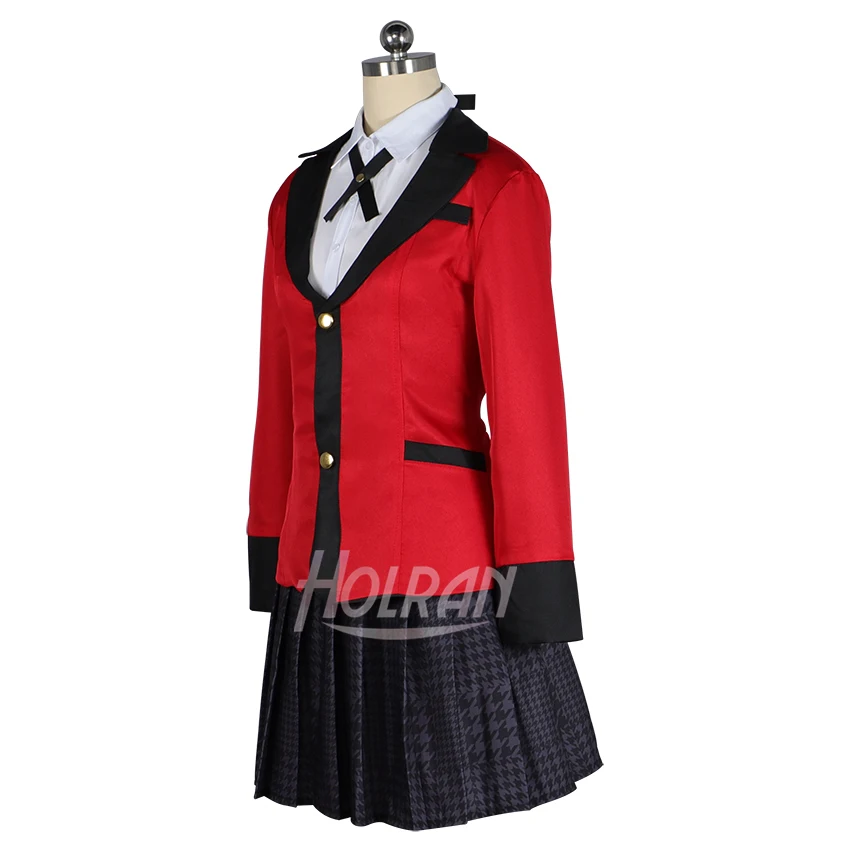 Костюм для азартных игр аниме Kakegurui косплей рубашка галстук пальто юбка Униформа