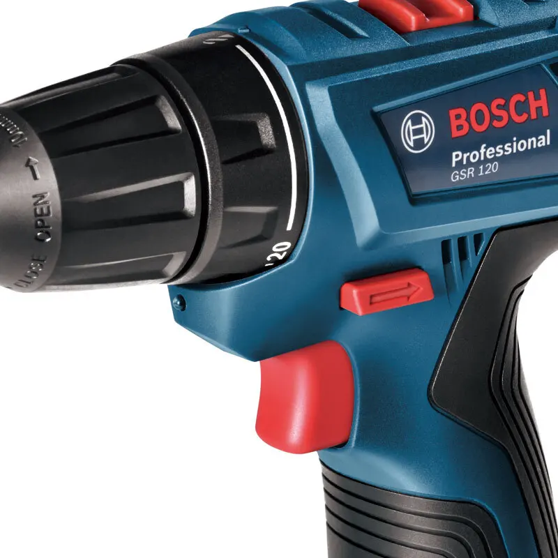 Аккумуляторная дрель BOSCH GSR120Li электрическая с литий-ионным аккумулятором для