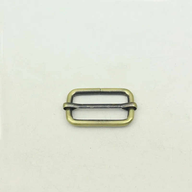 20pc 38mm Metal Slides Tri-glides Wire-formed Roller Buckles 1.5 inch Strap Slider Adjuster for Bags Garment Leather Accessories