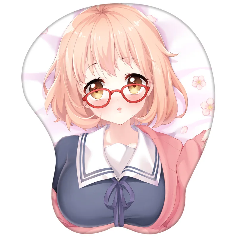 Симпатичный силиконовый коврик для мыши за границей косплей-костюм Kuriyama Mirai 3D |