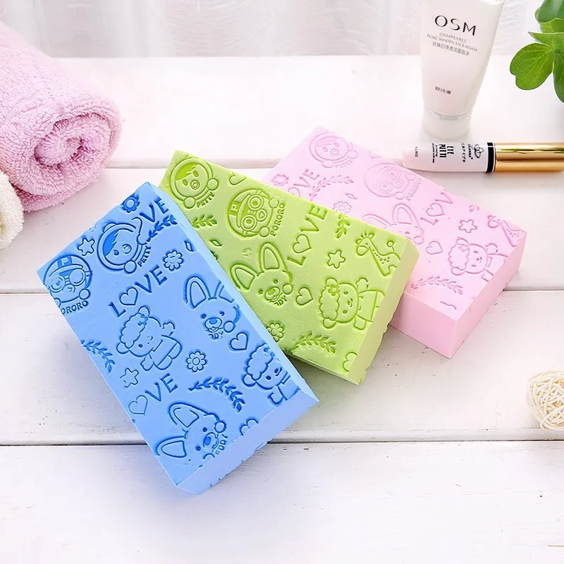 Мягкая ванна губчатая щетка Baby Shower Губка скруббер чистка лица гидромассажная