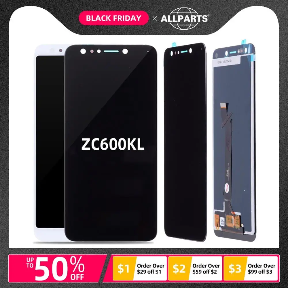 Дисплей для Asus ZenFone 5 Lite 2018 ZC600KL LCD в сборе с тачскрином Оригинал 6.0'' черный