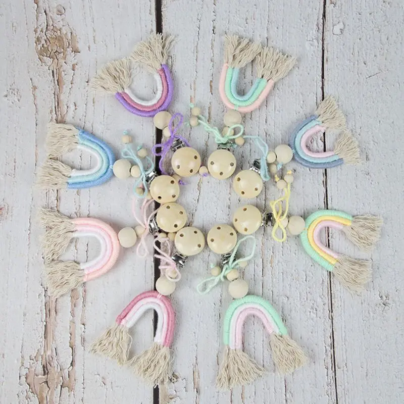 Детские деревянные крючком Прорезыватель для зубов DIY Изготовление ювелирных