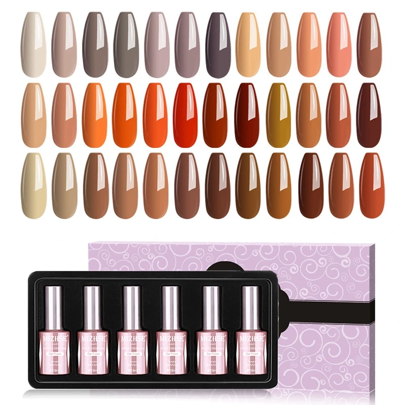 

MIZHSE Nail Polish Soak Off Gel Nail LED Lamp Manicure Gel Polish Esmaltes Semi Permanent Hybrid Lacquer For Nails Gel Lak